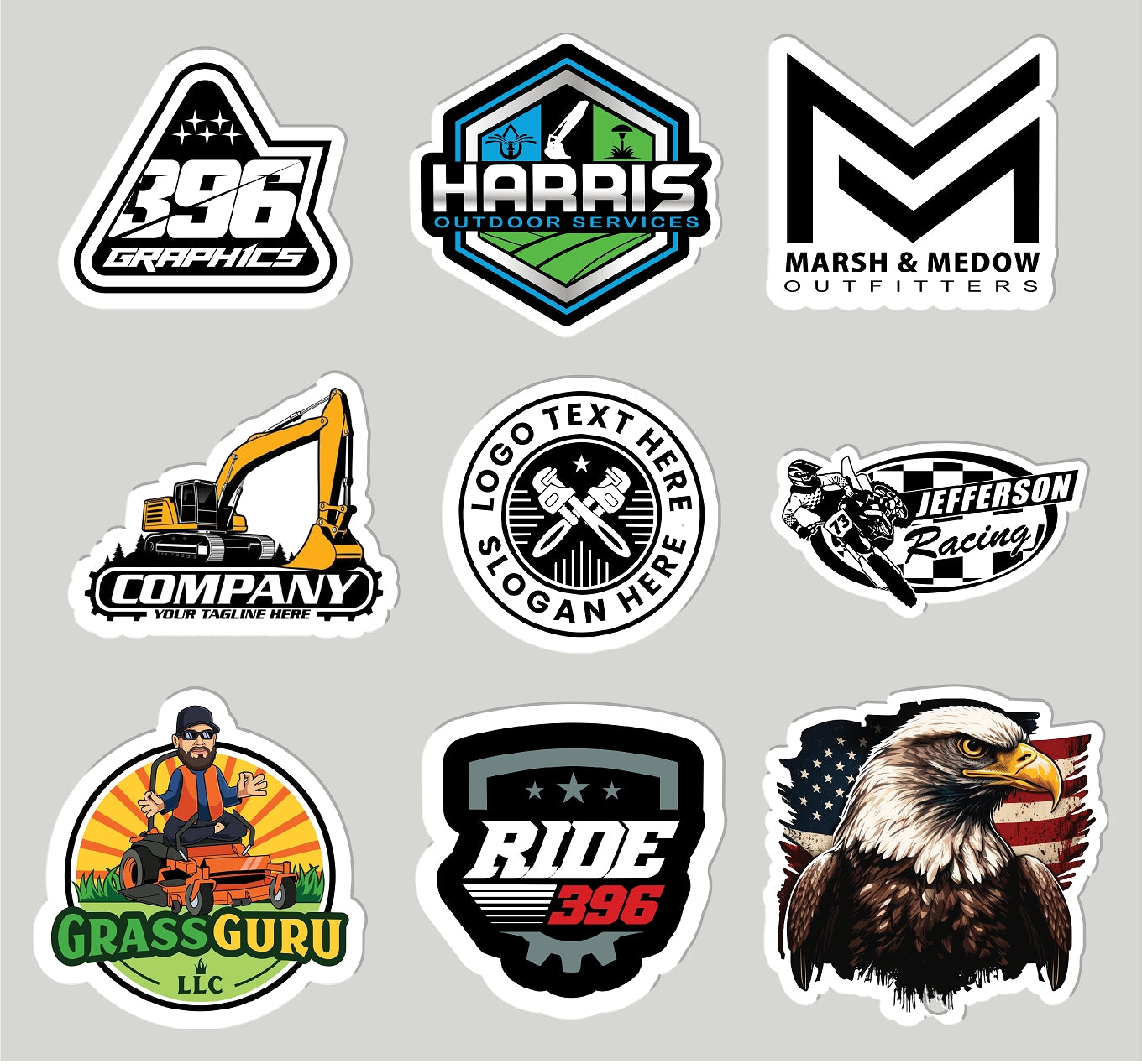 Custom 2.5" Vinyl Stickers