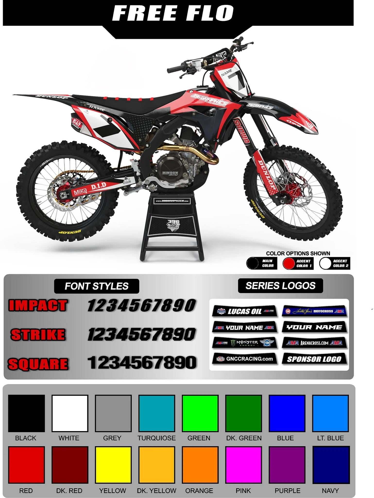 FREE FLO GRAPHICS FOR HONDA