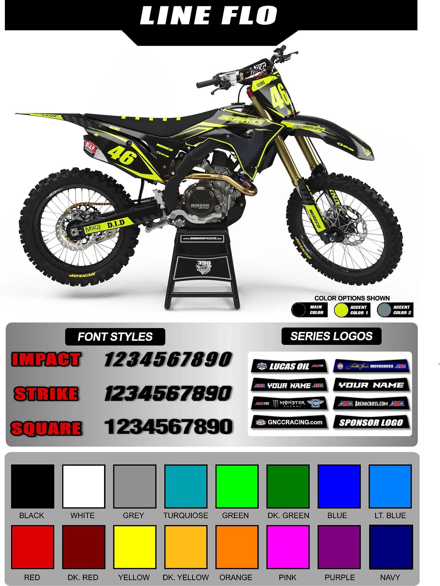 LINE FLO GRAPHICS FOR HONDA