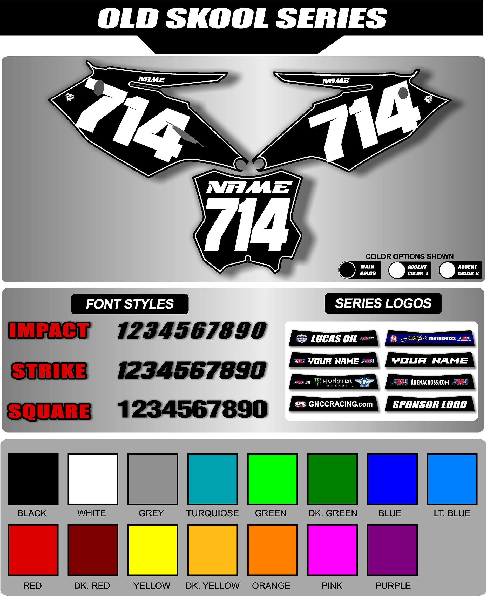 Old Skool Series Graphics & Decals