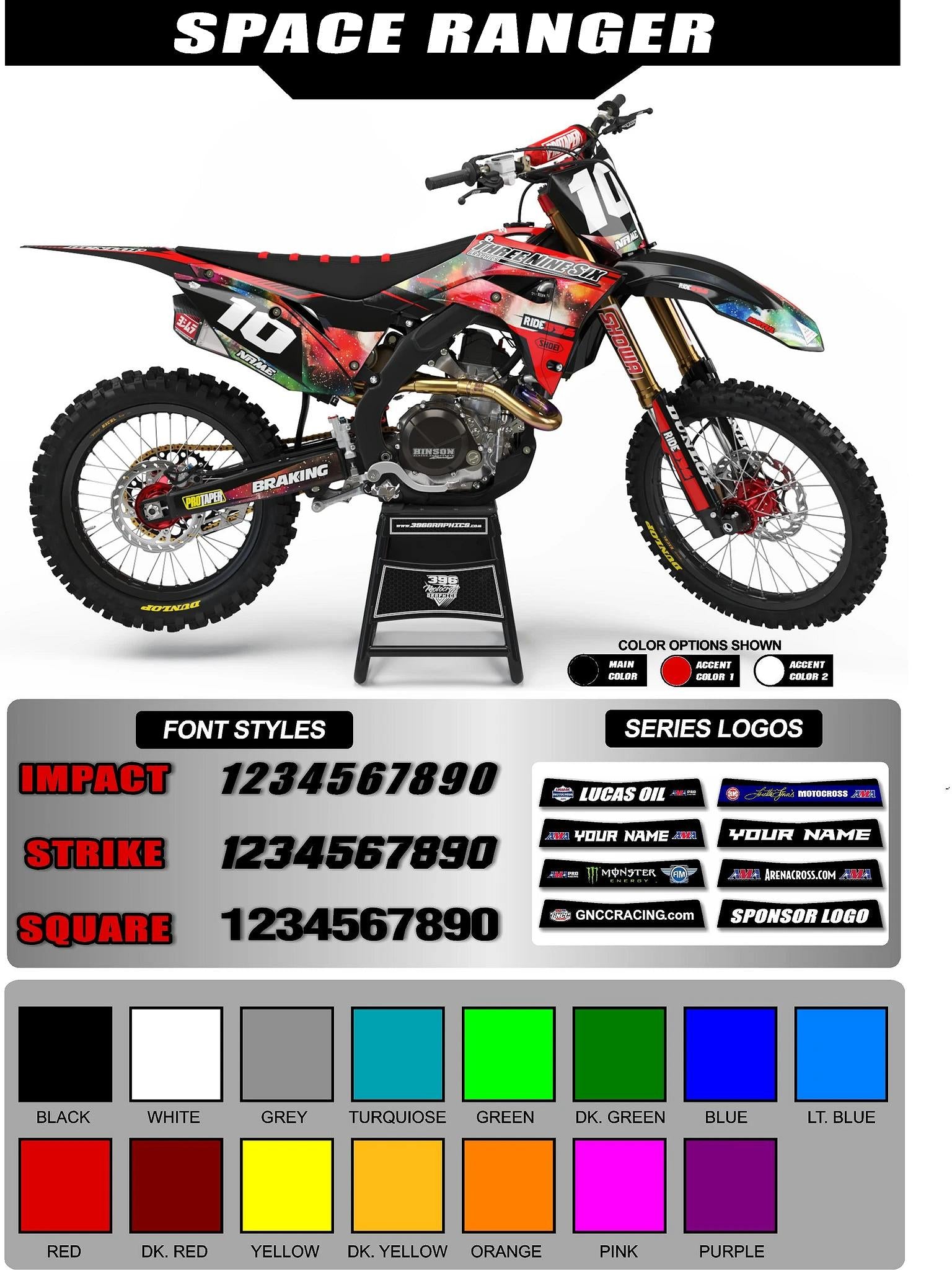 SPACE RANGER GRAPHICS FOR HONDA