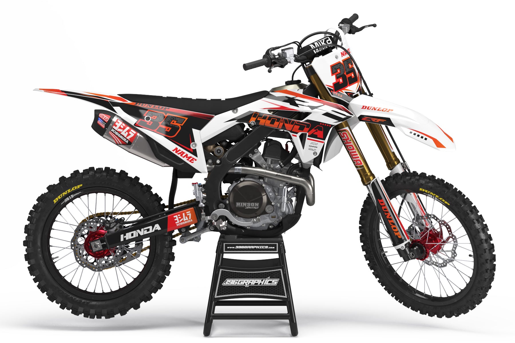 JACKED GRAPHICS FOR HONDA