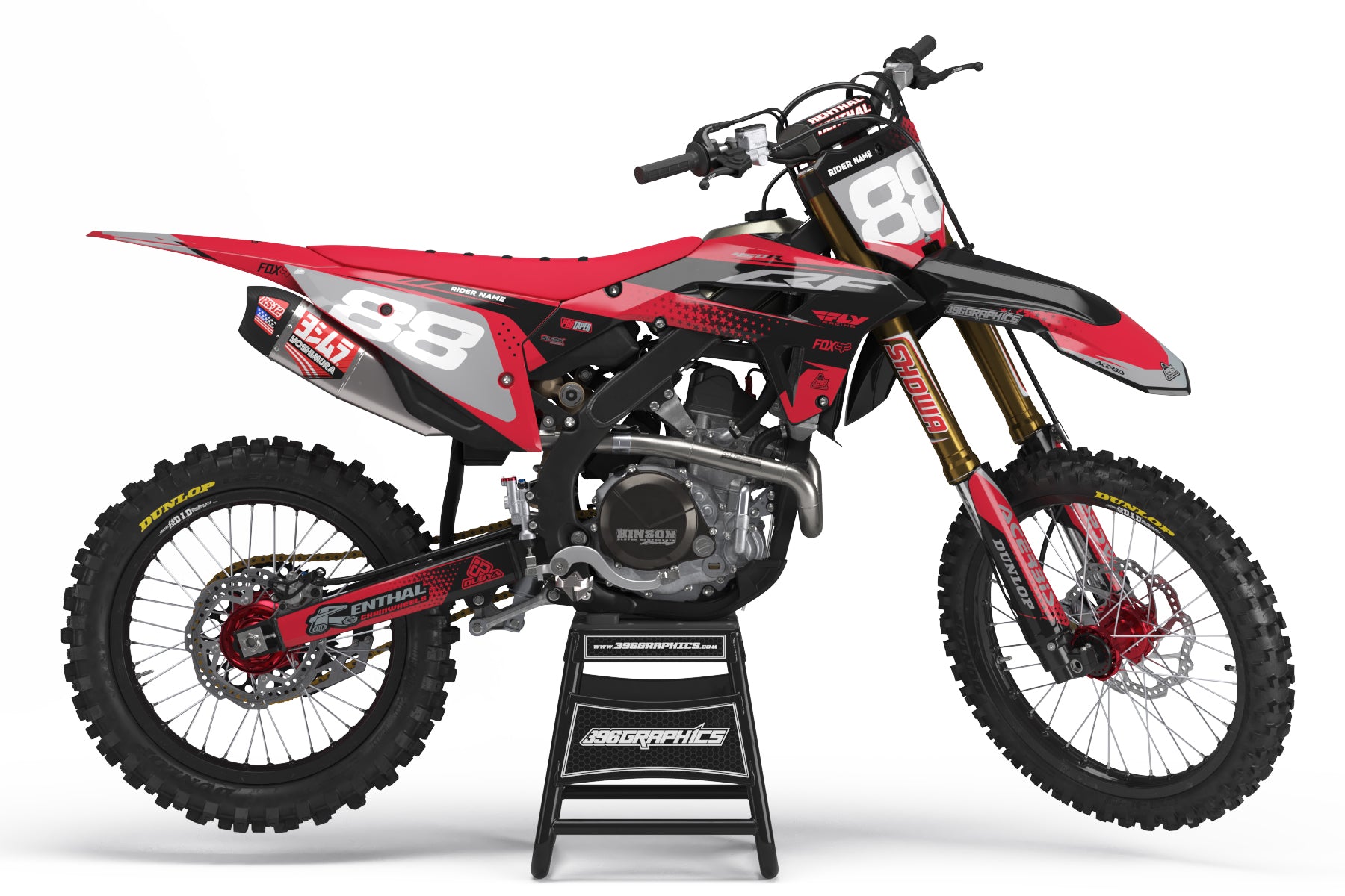 STAR FADE GRAPHICS FOR HONDA