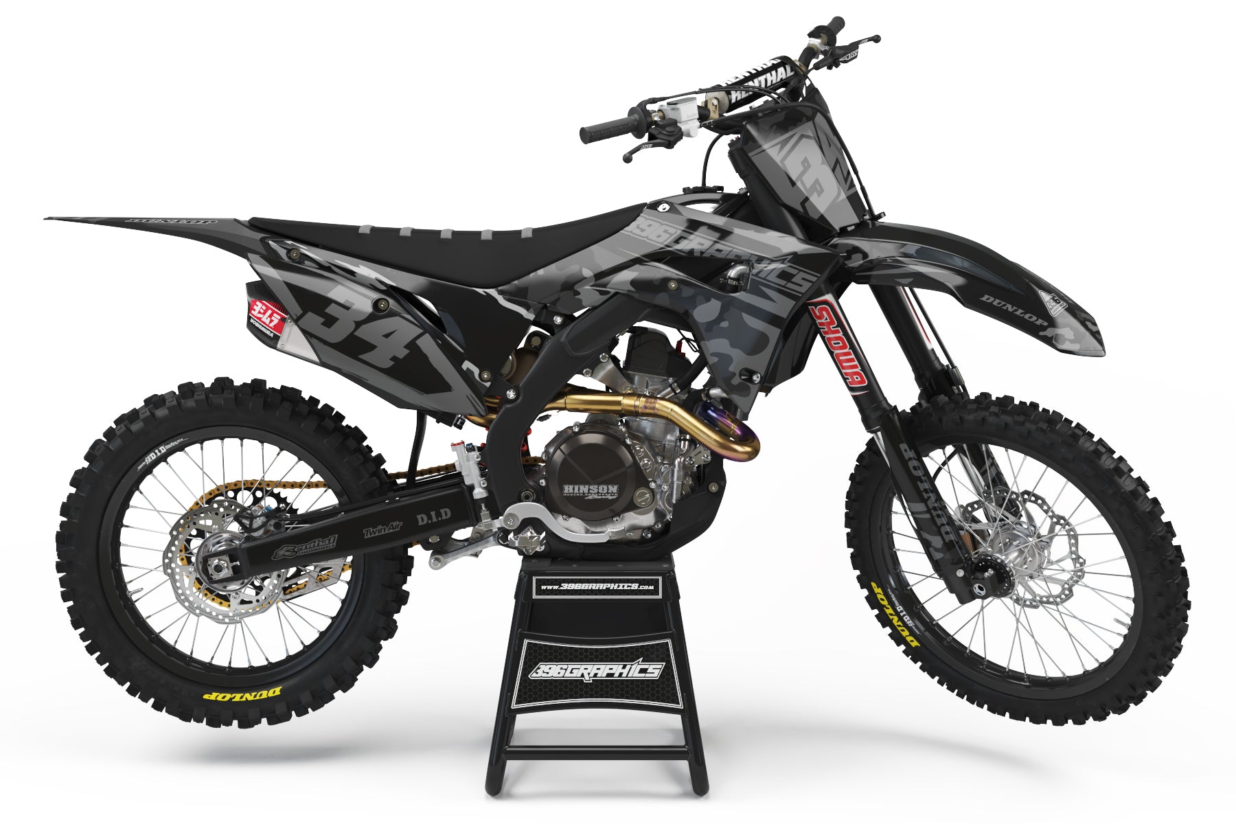 DARK CAMO GRAPHICS FOR HONDA